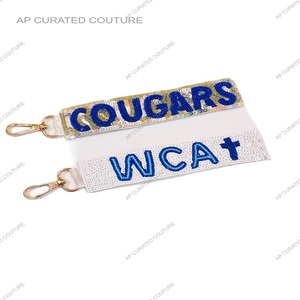 2023 nuevo lanzamiento personalizado cordones de cuentas todo el camino India hecho a mano lentejuelas diademas para tarjetas de identificación - Product Image 5