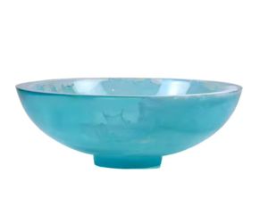 Cuencos de resina hechos a mano para cocina, para mezclar frutas y ensaladas, decoración del hogar, diseño de flores redondas, cuenco de resina de Crafted Treasures - Product Image 6