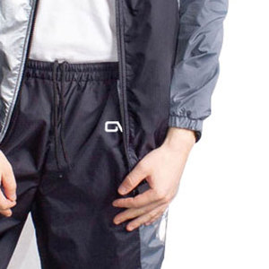 ชุดวอร์มกันลมสำหรับเล่นกีฬาเสื้อแจ็กเก็ตและกางเกงสองชิ้นพิมพ์โลโก้เหมาะสำหรับเล่นกีฬากลางแจ้งและสวมใส่ในชีวิตประจำวัน - Product Image 6