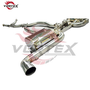 Sistema de escape Catback Vortex de acero inoxidable 304 para Mercedes-Benz GLE63/GLE53/GLE450 (W167) AMG, pulido a espejo, 76 mm/3 pulgadas - Product Image 3