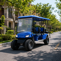 Voiturette de golf électrique 6 places UCJD-DH-14, buggy de golf personnalisé, fabricant OEM pour le transport en station balnéaire et à l'hôtel