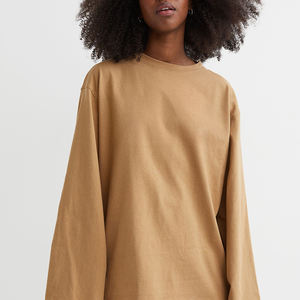 Custom Women 100% Cotton Women's Crew Neck <b>Sweatshirt</b> Basic Pullover <b>Crewneck</b> <b>Sweatshirts</b> - Product Image 1