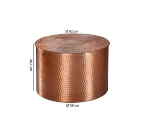 2025 Modern New Design <b>Gold</b> Hammered Coffee <b>Table</b> Highest Quality Metal Stand Size <b>Side</b> <b>Table</b> for Living Room Dining Decor - Product Image 3