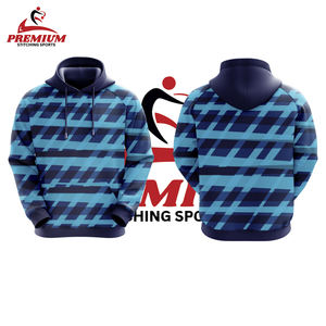 Sudadera con capucha de sublimación personalizada tu diseño Camisa con capucha sublimada de manga larga para hombres Sudadera con capucha de pesca pull over Kangroo sudaderas con capucha de bolsillo - Product Image 4