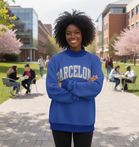 Sudadera con Capucha de Color Sólido para Mujer, Venta al por Mayor de Fábrica, Personalizable, Sudadera de Moda de Talla Grande con Cuello Alto para Mujer - Product Image 1