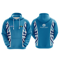 Sudadera con capucha personalizada ligera de poliéster informal Marca de empresa de impresión de sublimación completa para uso diario y eventos promocionales para otoño
