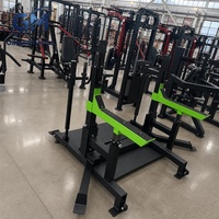 Kommerzielle Fitness-Plattengeladene Multifunktions-Drückmaschine mit Verstellbarem Trainingsgestell