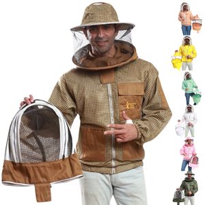 Veste de travail ventilée en pur coton de haute qualité, prix d'usine 2026, combinaison de protection contre les piqûres, niveau de protection pour les apiculteurs - Product Image 1
