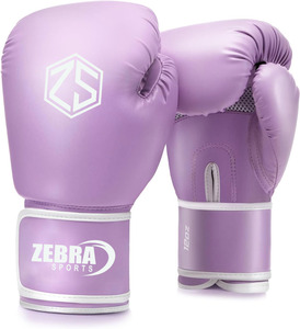 New Year Wholesale High Quality 12oz PU Leather Adult Professional Boxing <b>Gloves</b> with <b>Moisture</b> Wicking Custom Logo 2026 - Product Image 2