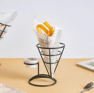 Panier en forme de cône de Snack noir, Design moderne du désert, Designs personnalisés, Logo fabriqué en inde, vente directe en usine, moderne et Unique, 2022 - Product Image 3