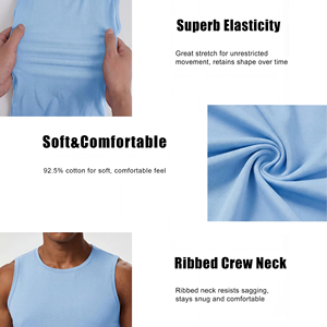 Gym <b>Singlet</b> Casual Sleeveless Summer Fitness Tank Top Breathable Design Your Own Logo <b>Men</b> Tank Top <b>for</b> Casual Tank Top - Product Image 5