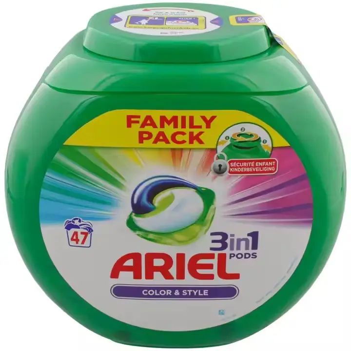 Ariel 3-in-1 bakla yıkama sıvısı çamaşır deterjanı tablet/kapsül