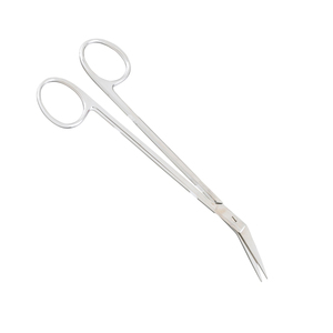 Vente en gros de ciseaux à gomme Locklin 160mm Ciseaux angulaires à bord de scie Ciseaux d'opération médicale en acier métallique - Product Image 3