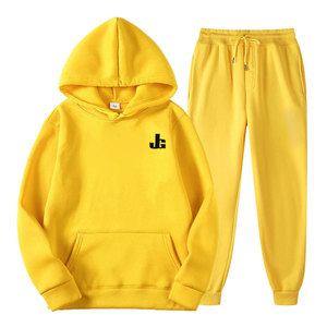 Chándal sólido con capucha de invierno con logotipo personalizado de estilo único de calidad superior 100% algodón ecológico tendencia moda precio de fábrica - Product Image 1