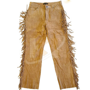 Vêtements décontractés de haute qualité pantalons pour hommes couleur unie top vente Streetwear hommes pantalons en cuir suédé - Product Image 1
