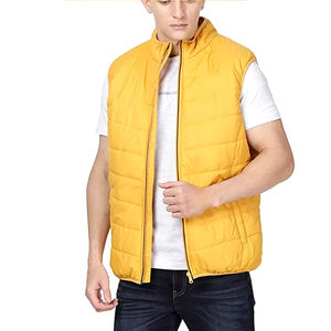 Chaqueta de invierno de alta calidad, chaleco acolchado personalizado, moda personalizada, cremallera de invierno, chaqueta sin mangas de invierno, acolchado, impermeable - Product Image 4