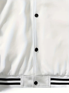 Veste en duvet en laine Letterman universitaire personnalisée veste en duvet de grande taille avec logo en tissu de haute qualité pour hommes vente en gros - Product Image 2