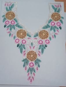 Cols de chemise brodés personnalisés en coton, polyester et dentelle pour la mode masculine et féminine - Product Image 6