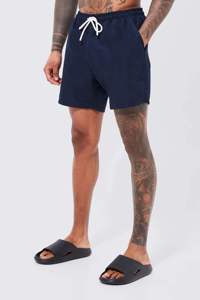 <b>Mens</b> <b>Corduroy</b> Drawstring Board <b>Shorts</b> Summer Casual Stretch Mid Waist Classic Fit Made in Pakistan - Product Image 6