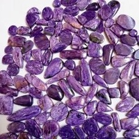 Belle 100% naturelle Top Grade vert Charoite pierres précieuses Cabochon pierres précieuses en vrac pour l'utilisation de bijoux