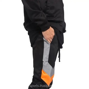 Ensemble de jogging pour homme avec fermeture éclair intégrale, vêtements de sport chauds pour la salle de sport, tenue de sport de grande taille pour homme - Product Image 3