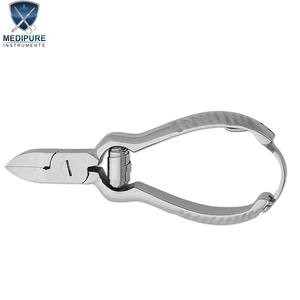 High Quality Stainless Steel Nail Nippers Back <b>Lock</b> Concave Blades Printed Handle <b>Boxed</b> Packaging Professional Manicure Tool - Product Image 4