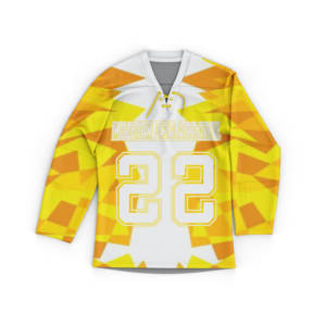 Poliéster hombres sublimado impresión hockey desgaste para adultos Oem servicio malla personalizada equipo Junior Hockey Jersey - Product Image 1