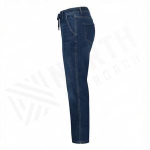 Mid Waist <b>Women's</b> Denim <b>Jeans</b> Custom Logo Winter Fitness Wear Premium Quality Breathable Quick Dry Stretchy Bottoms Customized - Product Image 3