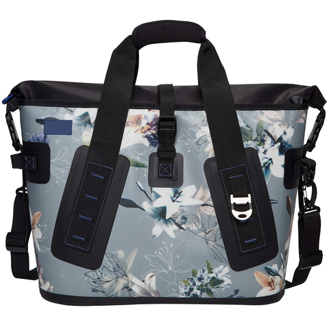 Full Page Printing Adjustable Double Strap Insulated Soft-sided Outdoor Waterproof Cooler Bag for Food and Cans