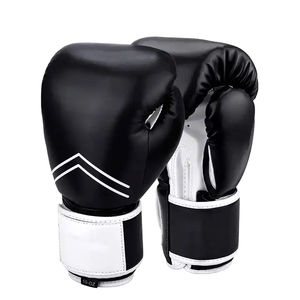 Gants de boxe Muay Thai en cuir de vachette véritable de haute qualité pour hommes formation professionnelle MMA Logo personnalisé produit OEM - Product Image 2