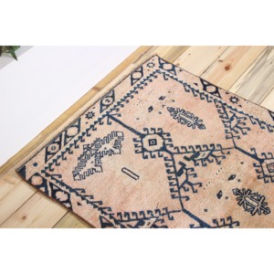 Tapis turc vintage 2,7x5,4 pi (83x165 cm), tapis géométrique bronze - Product Image 5