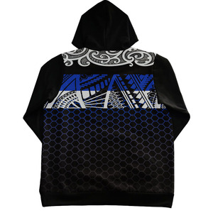 Nueva Sudadera con capucha y sudadera con estampado de sublimación Polinesia personalizada para hombres de Rugby, sudadera transpirable de peso ligero, Sudadera con capucha - Product Image 4