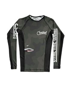 Rashguard unisexe haute performance en Spandex/Nylon avec impression par sublimation - Product Image 1