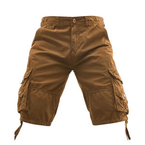 Shorts cargo pour homme personnalisés, de haute qualité, 100% coton, séchage rapide, coupe ample, quatre poches, style streetwear - Product Image 1
