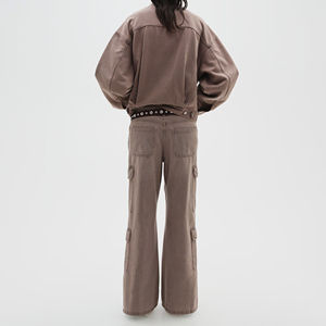 New High Quality Light Brown Straight Denim <b>Jeans</b> <b>Women</b> Stretch Streetwear Casual Summer Hip Hop Style <b>Jeans</b> Tentative Price - Product Image 3