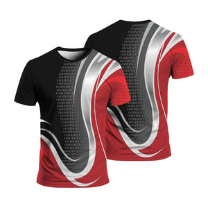 T-shirt à manches courtes de la meilleure qualité T-shirt à séchage rapide pour hommes Évacuation de l'humidité Vêtements d'entraînement et de sport décontractés Sublimation complète - Product Image 5