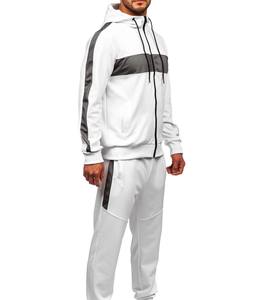 Survêtement pour homme 100% coton hommes costumes 2025 vêtements de sport survêtement capuche survêtements ensembles survêtements personnalisés - Product Image 4