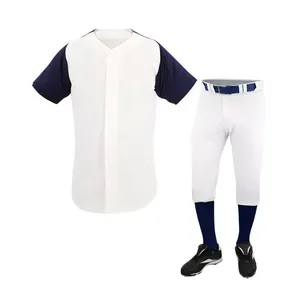 <b>Baseball</b> Jersey Complete <b>Set</b> Youth Men's Strip Softball <b>Baseball</b> Uniforms - Product Image 1