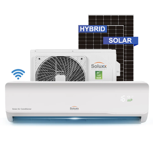 2HP 3HP Hybrid AC/DC Solar Air Conditioner Off-<b>Grid</b> Inverter Split System WiFi R-32 Refrigerant Household Hotel Office A+++ - Product Image 1
