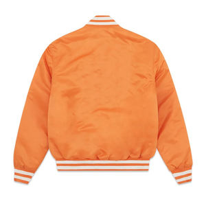 Chaqueta Varsity Casual de Satén con Diseño Nuevo para Hombre, con Logotipo Personalizado en la Parte Delantera, Forro Acolchado, Chaquetas para Hombre - Product Image 4