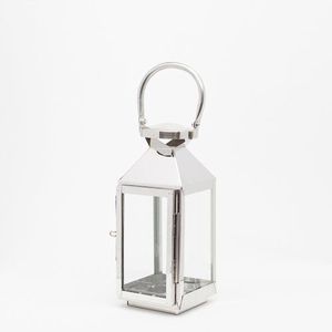 Mirror Finish Stainless Steel <b>Lantern</b> Suitable For Modern Homes And Luxurious Event Decoration Setup - Product Image 1