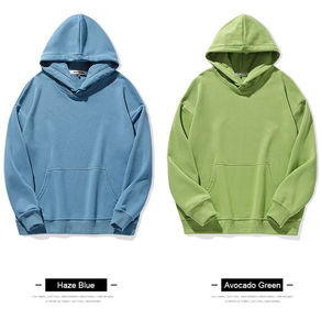 OEM grande taille hommes hiver sweat à capuche surdimensionné personnalisé brodé logo coton polyester pull personnalisé couleur unie étiquette personnalisée - Product Image 5