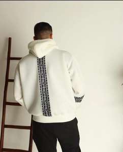 Vente en gros de sweats à capuche double face pour hommes personnalisés sweats à capuche tricotés en polyester spandex pour hommes pour vêtements de sport - Product Image 4