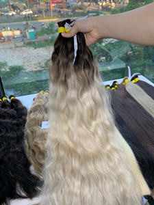 Extensiones de cabello Remy vietnamita blanqueado Super doble calidad Premium textura suave y sedosa acabado ondulado sin enredos - Product Image 2