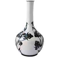 Grand vase de sol en terre cuite conçu sur mesure, fait à la main, couleur émaillée d'art pour fleur décorative, vase en gros naturel