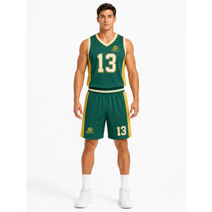 Vente directe d'usine, uniforme de basket-ball en gros, logo imprimé personnalisé de haute qualité, nom, taille adulte, 100% polyester - Product Image 4