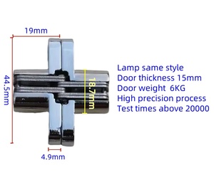 Panel de 12 15mm pequeño Mini bisagra de nevera oculta 3C equipo eléctrico automático bisagra de puerta bisagra Invisible de Banco de autoservicio - Product Image 2