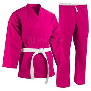 Uniforme de Taekwondo personnalisé de haute qualité 100% coton avec logo frontal, respirant, séchage rapide, vêtements d'arts martiaux - Product Image 1