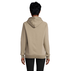 Hiver French Terry Denim Oversize Hoodie Hommes Femmes Heavy Weight Jacket 450 gsm Fashionable Tears Sweater Washed - Product Image 3