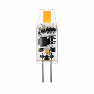 مصباح LED G4 عالي الجودة خالٍ من الوميض، 1 واط، 100 لومن، 360 درجة، تيار متردد/مستمر 12 فولت، COB، مؤشر تجسيد الألوان العالي >80، مناسب لغرف النوم - Product Image 3